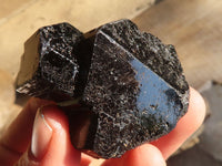 Natural Schorl Black Tourmaline Specimens x 12 From Erongo, Namibia - Toprock Gemstones and Minerals 