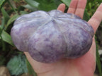 Polished Purple Lepidolite Pumpkin Carvings  x 4 From Zimbabwe - Toprock Gemstones and Minerals 