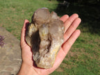 Natural Smokey Cascading Phantom Quartz Clusters x 2 From Luena, Congo - TopRock