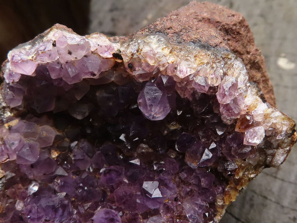 Natural Amethyst Crystal Plates  x 12 From Zululand, South Africa - TopRock