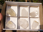 Polished Clear Quartz Crystal Points  x 6 From Madagascar - Toprock Gemstones and Minerals 