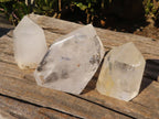 Polished Clear Quartz Crystal Points  x 6 From Madagascar - Toprock Gemstones and Minerals 