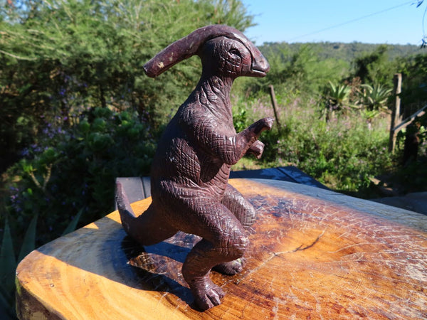 Natural Large Dinosaur Carving x 1 From Zimbabwe - TopRock