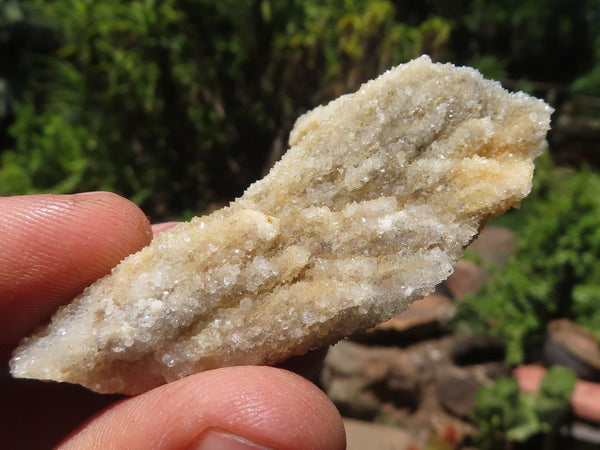 Natural Drusy Quartz Coated Calcite Pseudomorph Specimens  x 35 From Alberts Mountain, Lesotho - TopRock