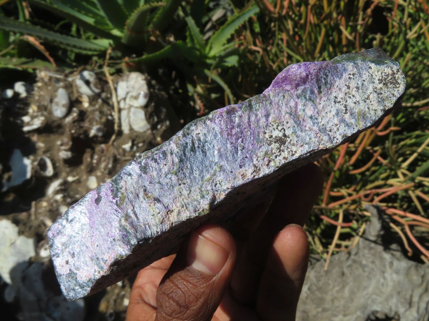 Natural Rare Stichtite & Green Serpentine Specimens x 2 From Barberton, South Africa - TopRock