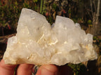 Natural "Cathedral Window" Candle Quartz Formations  x 6 From Madagascar - Toprock Gemstones and Minerals 