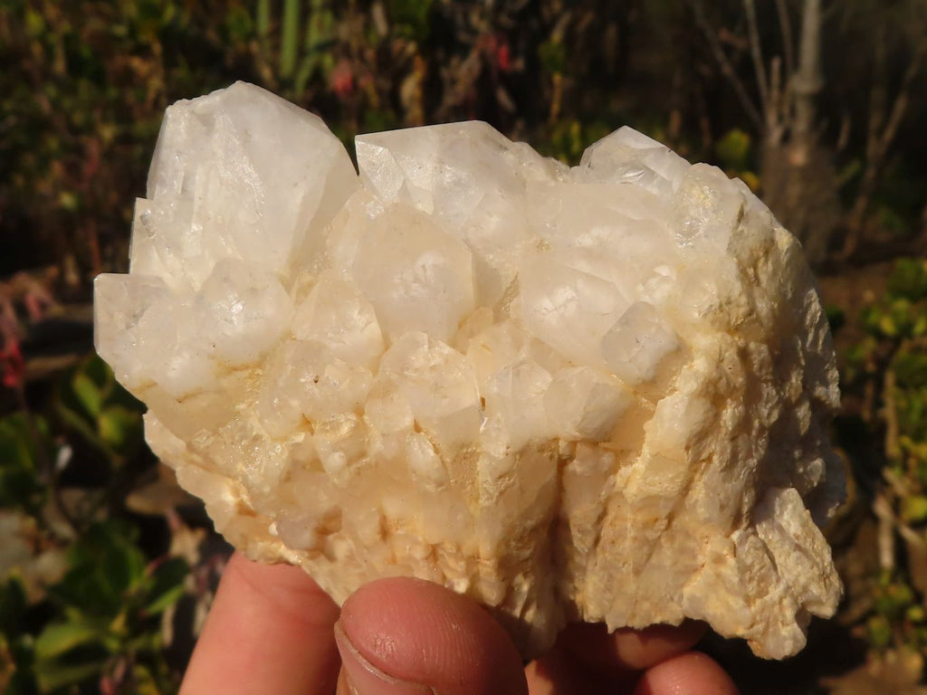 Natural "Cathedral Window" Candle Quartz Formations  x 6 From Madagascar - Toprock Gemstones and Minerals 