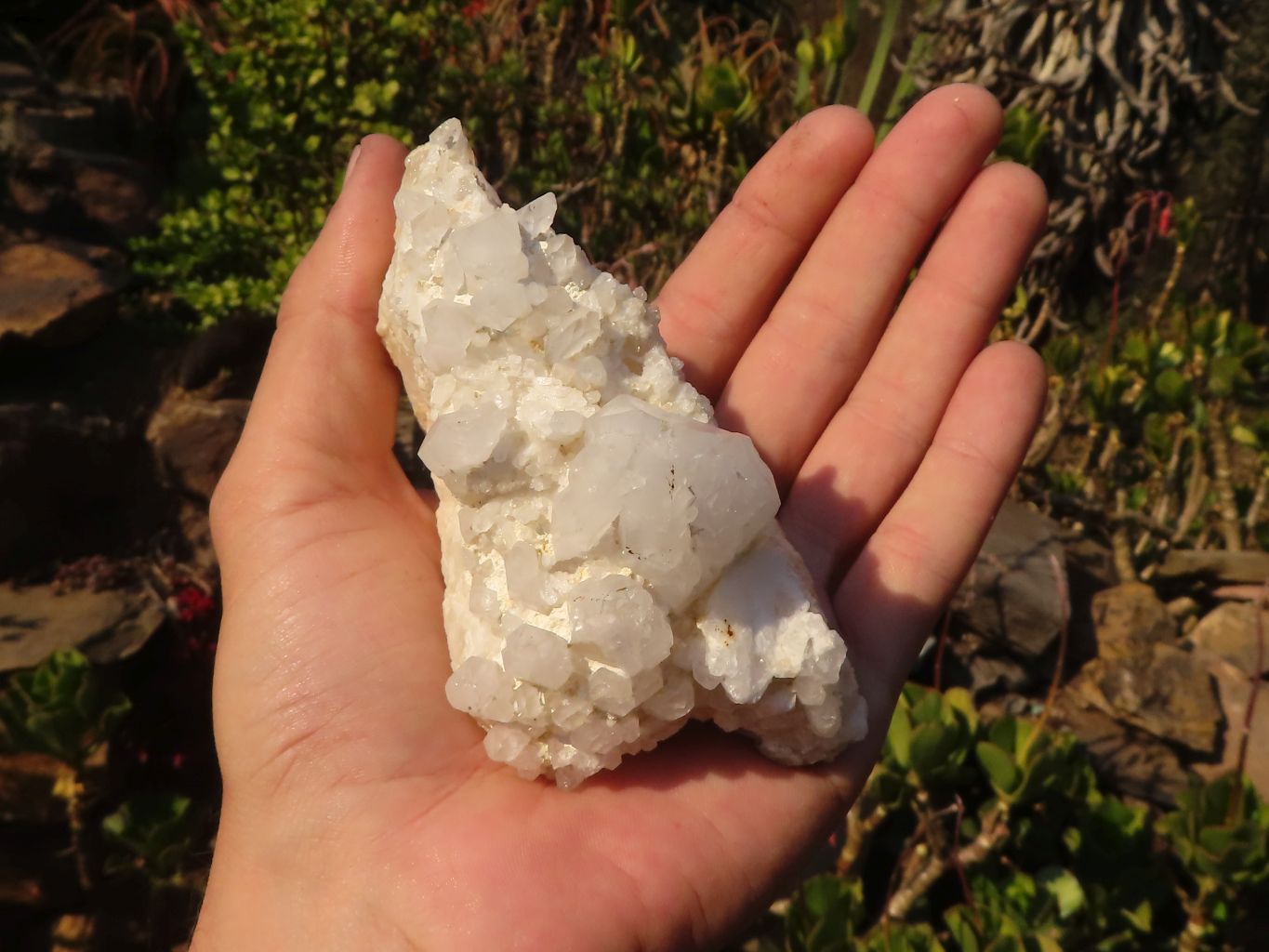 Natural "Cathedral Window" Candle Quartz Formations  x 6 From Madagascar - Toprock Gemstones and Minerals 