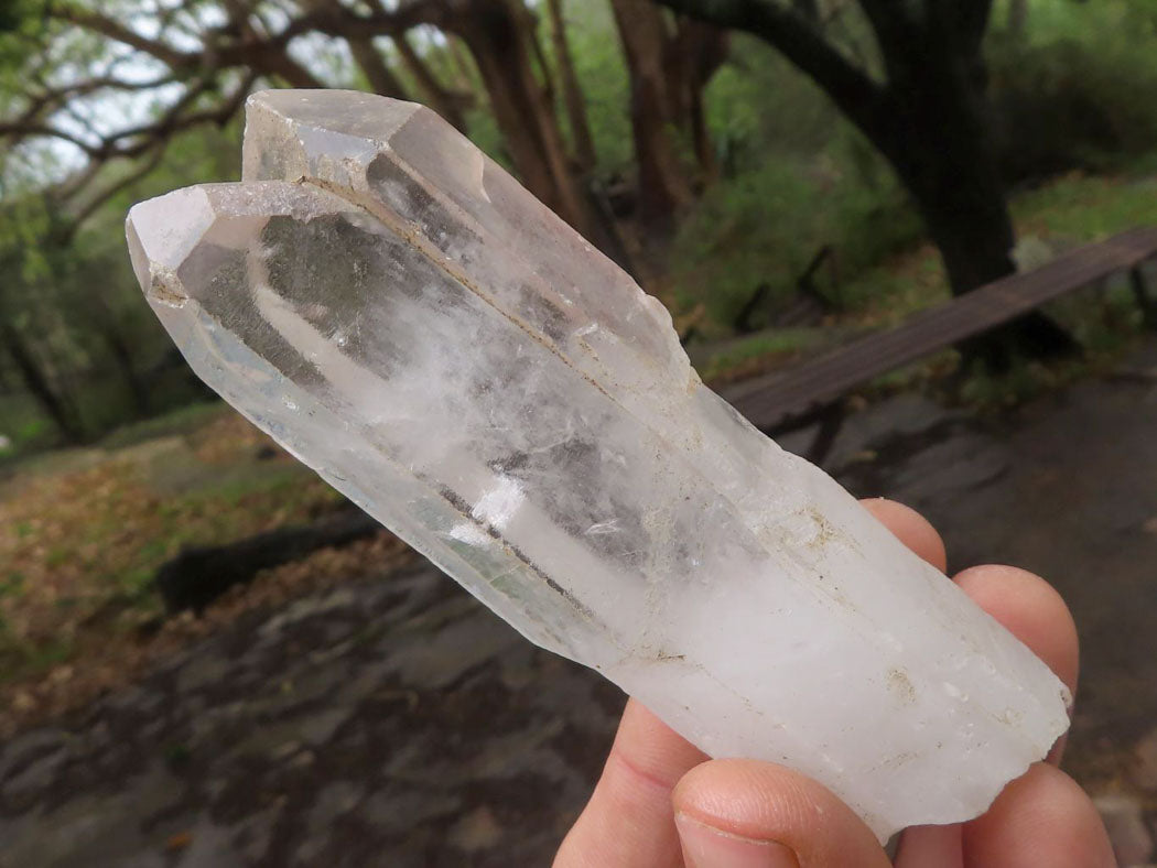 Natural Large Single Clear Quartz Crystals  x 10 From Madagascar - TopRock