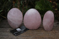 Polished Gemmy Pink Rose Quartz Standing Free Forms  x 3 From Ambatondrazaka, Madagascar - TopRock