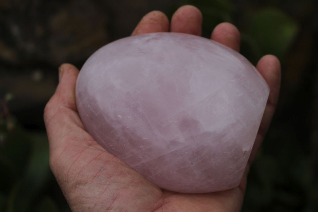 Polished Gemmy Pink Rose Quartz Standing Free Forms  x 3 From Ambatondrazaka, Madagascar - TopRock
