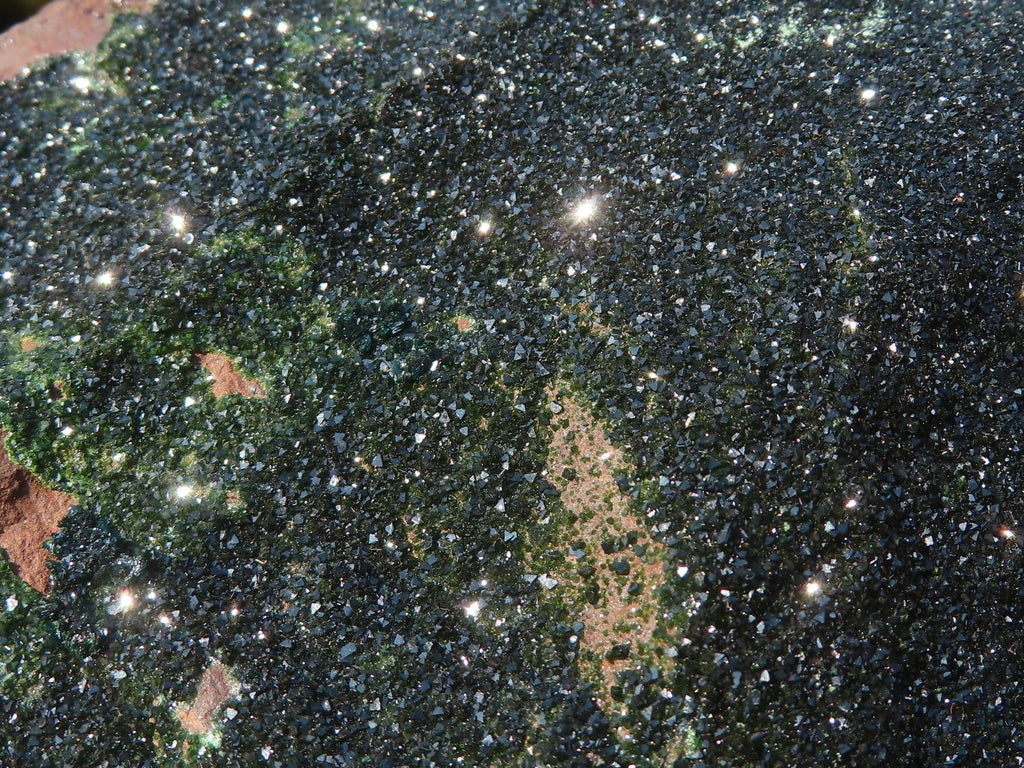 Natural Rare Libethenite Crystals With Drusy Dolomite On Banded Ironstone Matrix x 2 From Congo - Toprock Gemstones and Minerals 