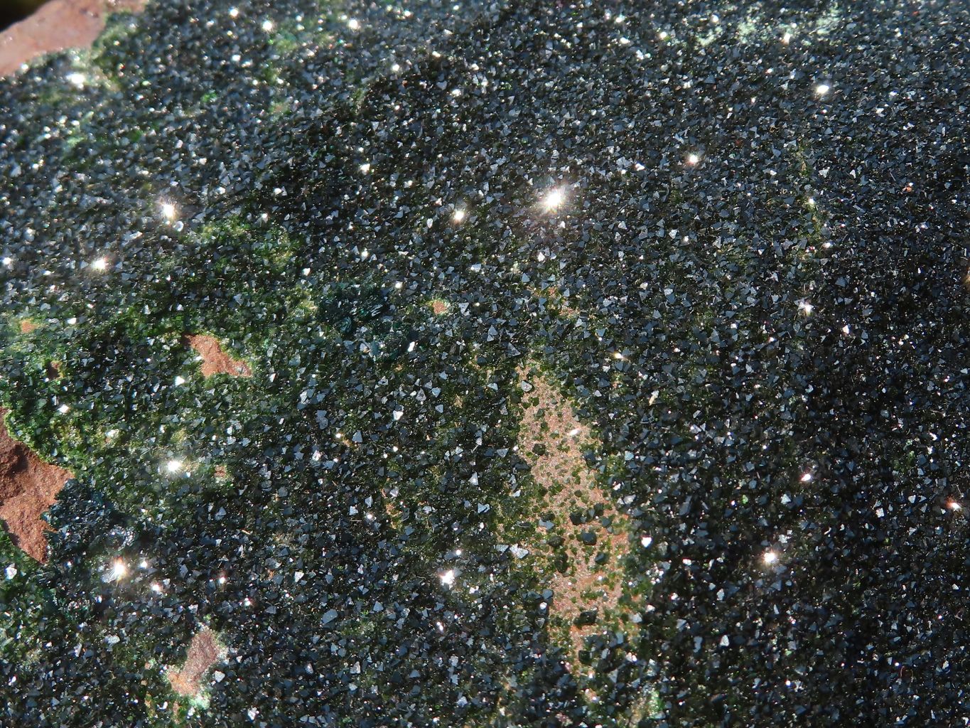 Natural Rare Libethenite Crystals With Drusy Dolomite On Banded Ironstone Matrix x 2 From Congo - Toprock Gemstones and Minerals 