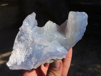 Natural Etched Blue Chalcedony Specimens  x 4 From Nsanje, Malawi - Toprock Gemstones and Minerals 