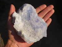 Natural Etched Blue Chalcedony Specimens x 3 From Nsanje, Malawi - Toprock Gemstones and Minerals 