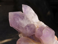 Natural Jacaranda Amethyst Clusters x 2 From Zambia - Toprock Gemstones and Minerals 