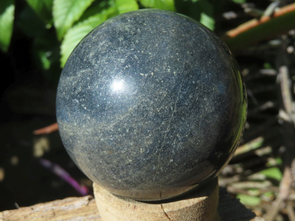 Polished Medium Sized Lazulite Spheres x 4 From Ambatfinhandrana, Madagascar - TopRock