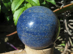 Polished Medium Sized Lazulite Spheres x 4 From Ambatfinhandrana, Madagascar - TopRock