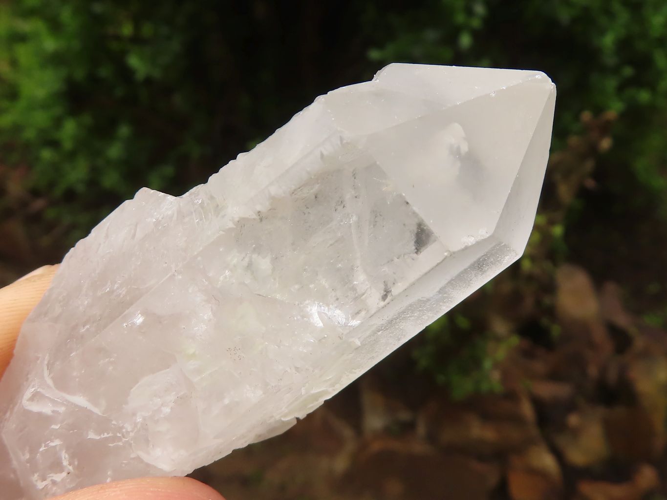 Natural Single Clear Quartz Crystals  x 35 From Mpika, Zambia - Toprock Gemstones and Minerals 