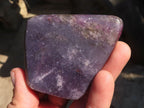 Polished  Purple Lepidolite Free Forms  x 6 From Zimbabwe - Toprock Gemstones and Minerals 