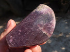 Polished  Purple Lepidolite Free Forms  x 6 From Zimbabwe - Toprock Gemstones and Minerals 