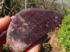 Polished  Purple Lepidolite Free Forms  x 6 From Zimbabwe - Toprock Gemstones and Minerals 