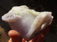 Natural Etched Blue Chalcedony Specimens x 3 From Nsanje, Malawi - Toprock Gemstones and Minerals 