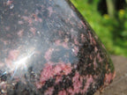Polished Half Polished Pink & Black Rhodonite Pieces x 4 From Madagascar - TopRock