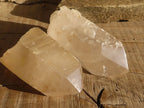 Natural Large Quartz Crystals With Polished Terminations  x 6 From Madagascar - Toprock Gemstones and Minerals 