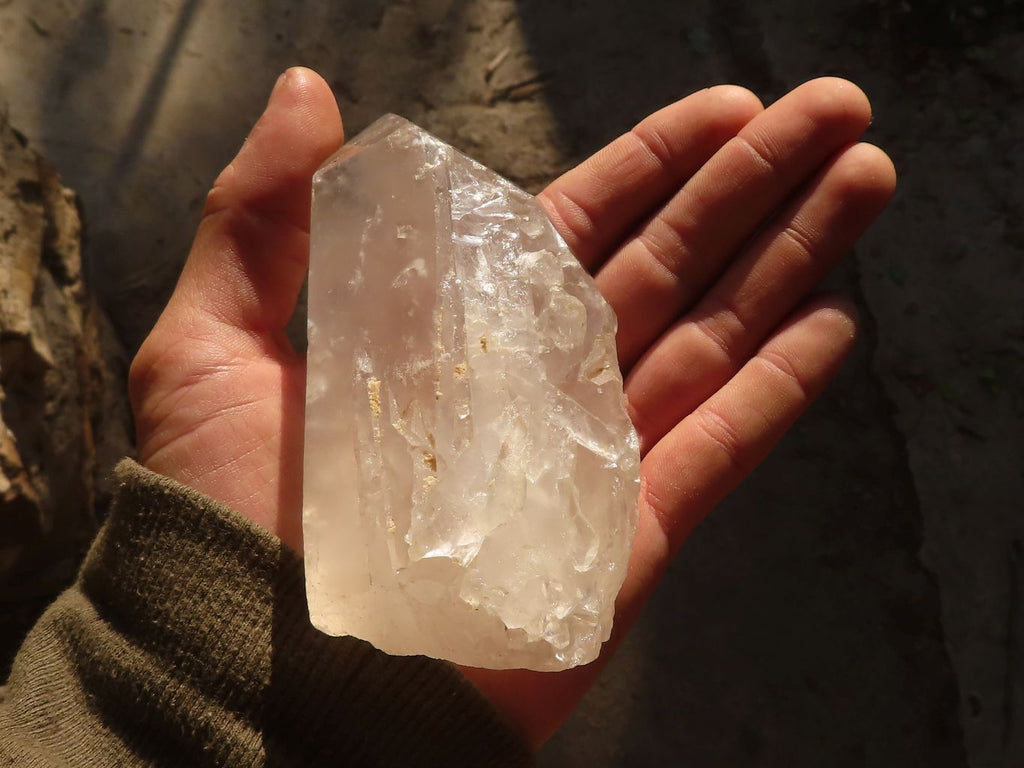 Natural Large Quartz Crystals With Polished Terminations  x 6 From Madagascar - Toprock Gemstones and Minerals 