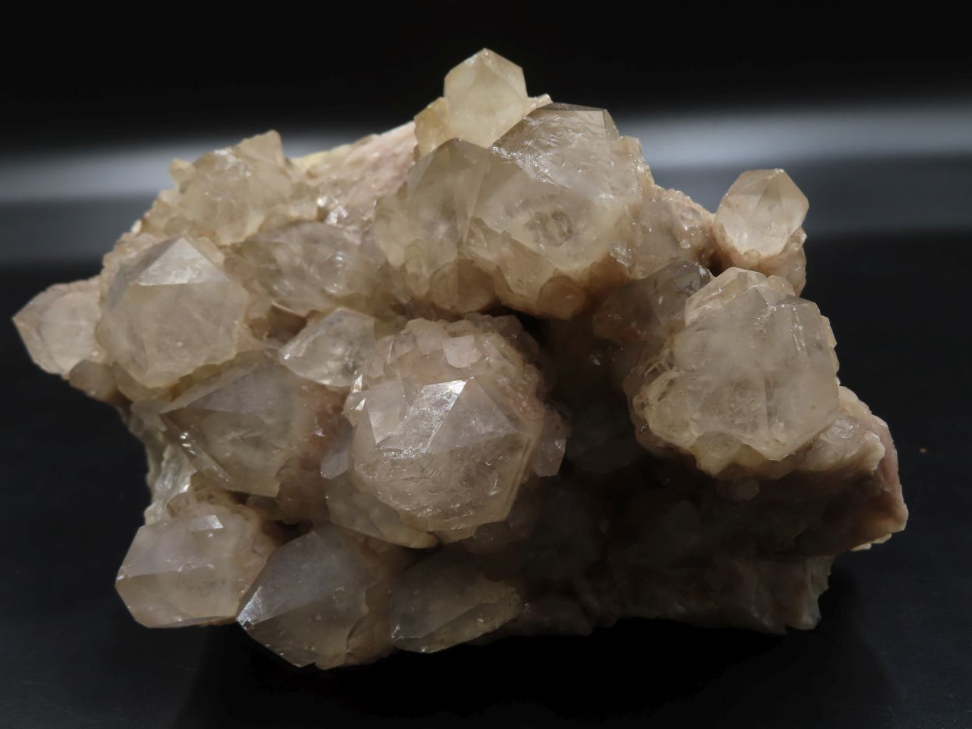 Natural Large Cascading White Phantom Smokey Quartz Cluster x 1 From Luena, Congo - TopRock