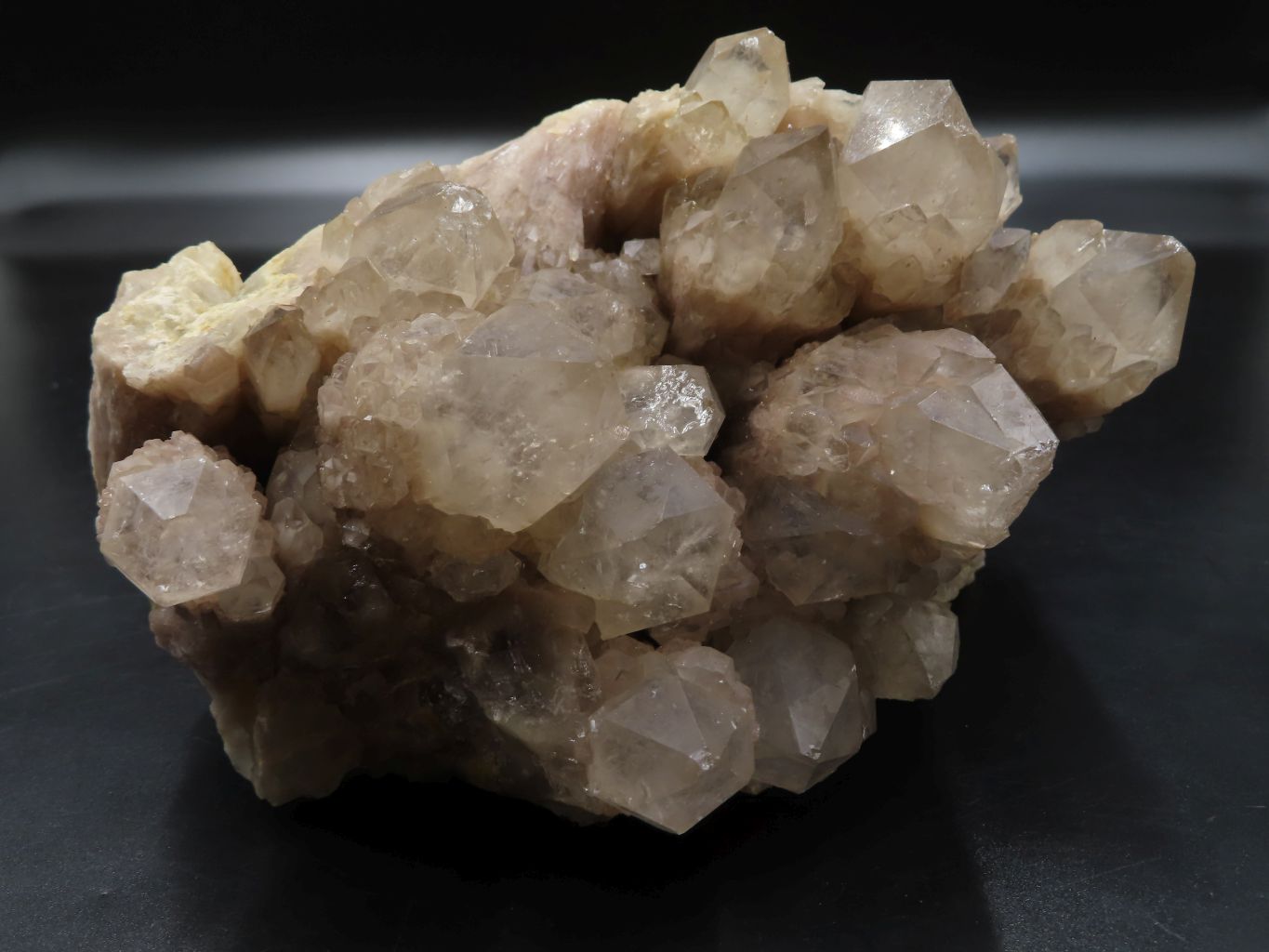 Natural Large Cascading White Phantom Smokey Quartz Cluster x 1 From Luena, Congo - TopRock