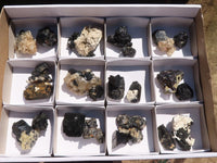 Natural Schorl Black Tourmaline Specimens  x 24 From Namibia - Toprock Gemstones and Minerals 
