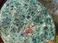 Polished Emerald Mica In Matrix Standing Free Forms x 2 From Mutoko, Zimbabwe - Toprock Gemstones and Minerals 