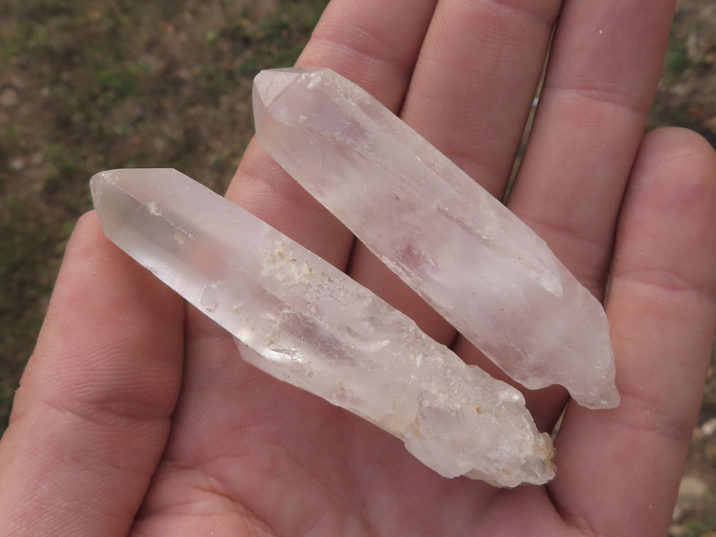 Natural Single Clear Quartz Crystals  x 48 From Madagascar - TopRock