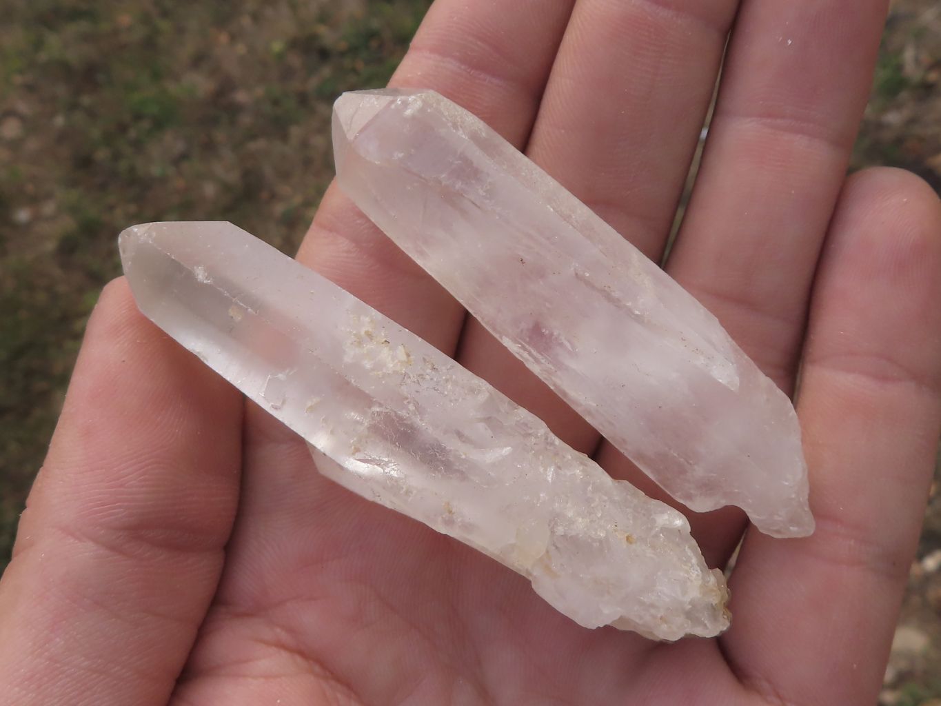 Natural Single Clear Quartz Crystals  x 48 From Madagascar - TopRock