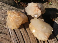 Natural Multi Terminated Floater Quartz Formations  x 3 From Madagascar - Toprock Gemstones and Minerals 