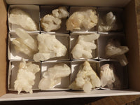 Natural Mixed Quartz Crystal Clusters  x 12 From Madagascar - Toprock Gemstones and Minerals 