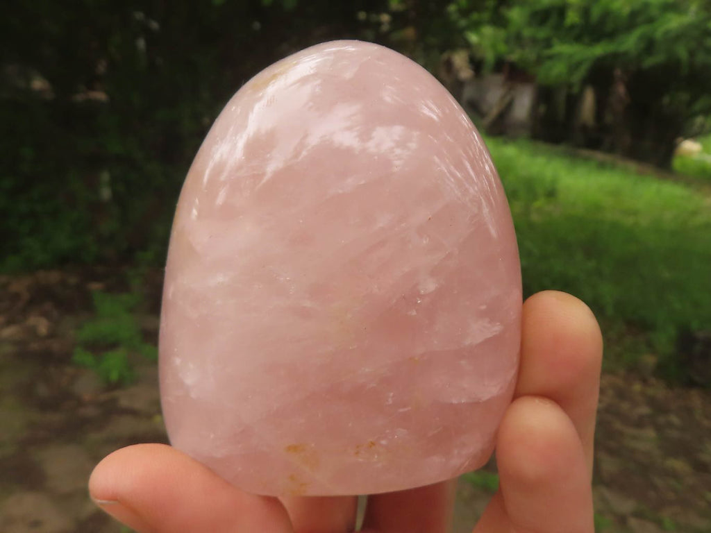 Polished Pink Rose Quartz Standing Free Forms  x 6 From Ambatondrazaka, Madagascar - TopRock