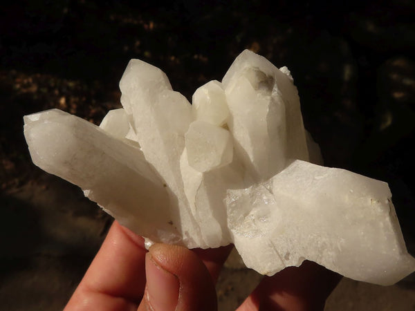 Natural Mixed Quartz Crystal Clusters  x 12 From Madagascar - Toprock Gemstones and Minerals 