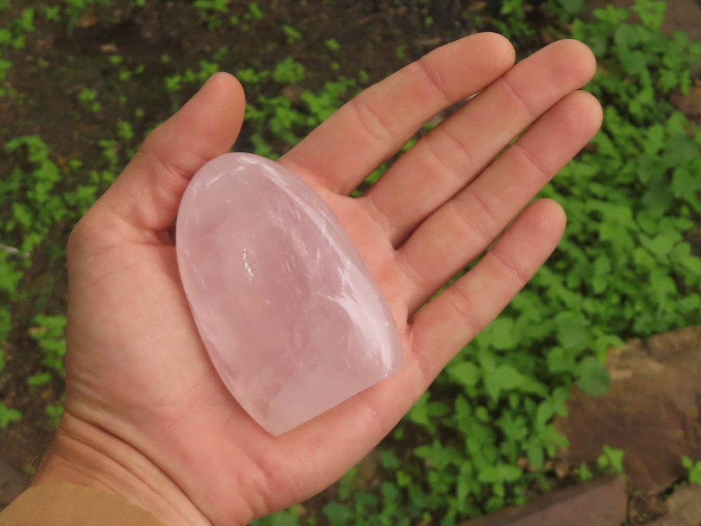 Polished Pink Rose Quartz Standing Free Forms  x 6 From Ambatondrazaka, Madagascar - TopRock