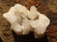 Natural Mixed Quartz Crystal Clusters  x 12 From Madagascar - Toprock Gemstones and Minerals 