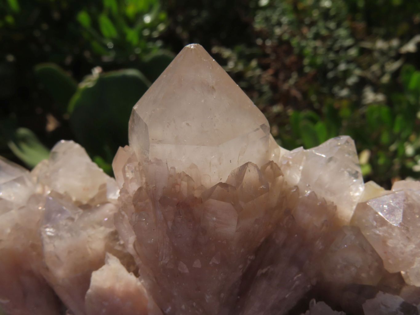 Natural White Phantom Cascading Quartz Specimen  x 3 From Lwena, Congo - TopRock