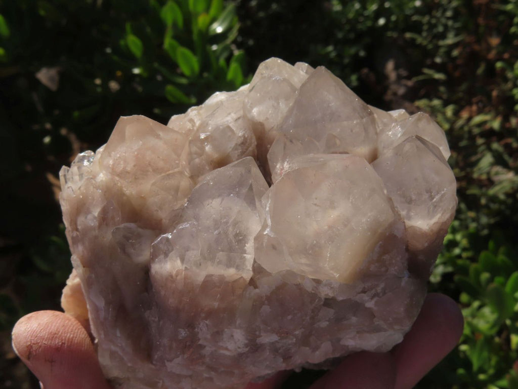Natural White Phantom Cascading Quartz Specimen  x 3 From Lwena, Congo - TopRock
