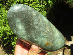 Polished Green Fuchsite Quartz Standing Free Form x 1 From Madagascar - Toprock Gemstones and Minerals 