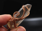 Polished Mixed Jewellery Free Forms With Copper Art Wire Pendants x 6 From Southern Africa - TopRock