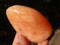 Polished Orange Twist Calcite Standing Free Forms x 3 From Maevantanana, Madagascar - Toprock Gemstones and Minerals 