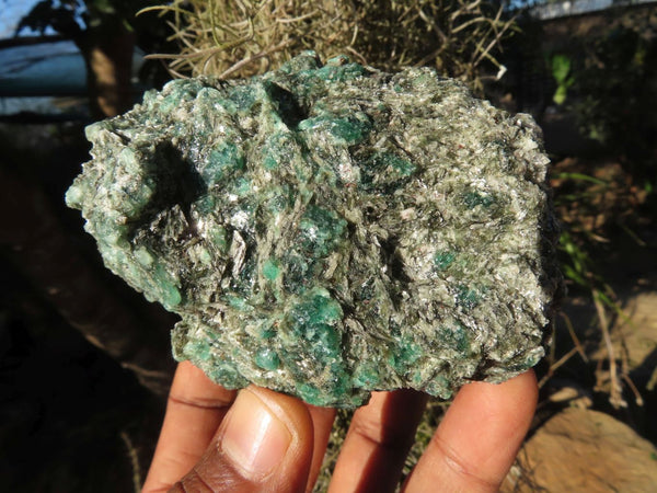 Natural Emeralds In Matrix Specimens x 3 From Sandawana, Zimbabwe - TopRock