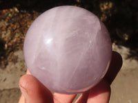 Polished Rare Star Blue Rose Quartz Spheres x 3 From Ambatondrazaka, Madagascar - Toprock Gemstones and Minerals 