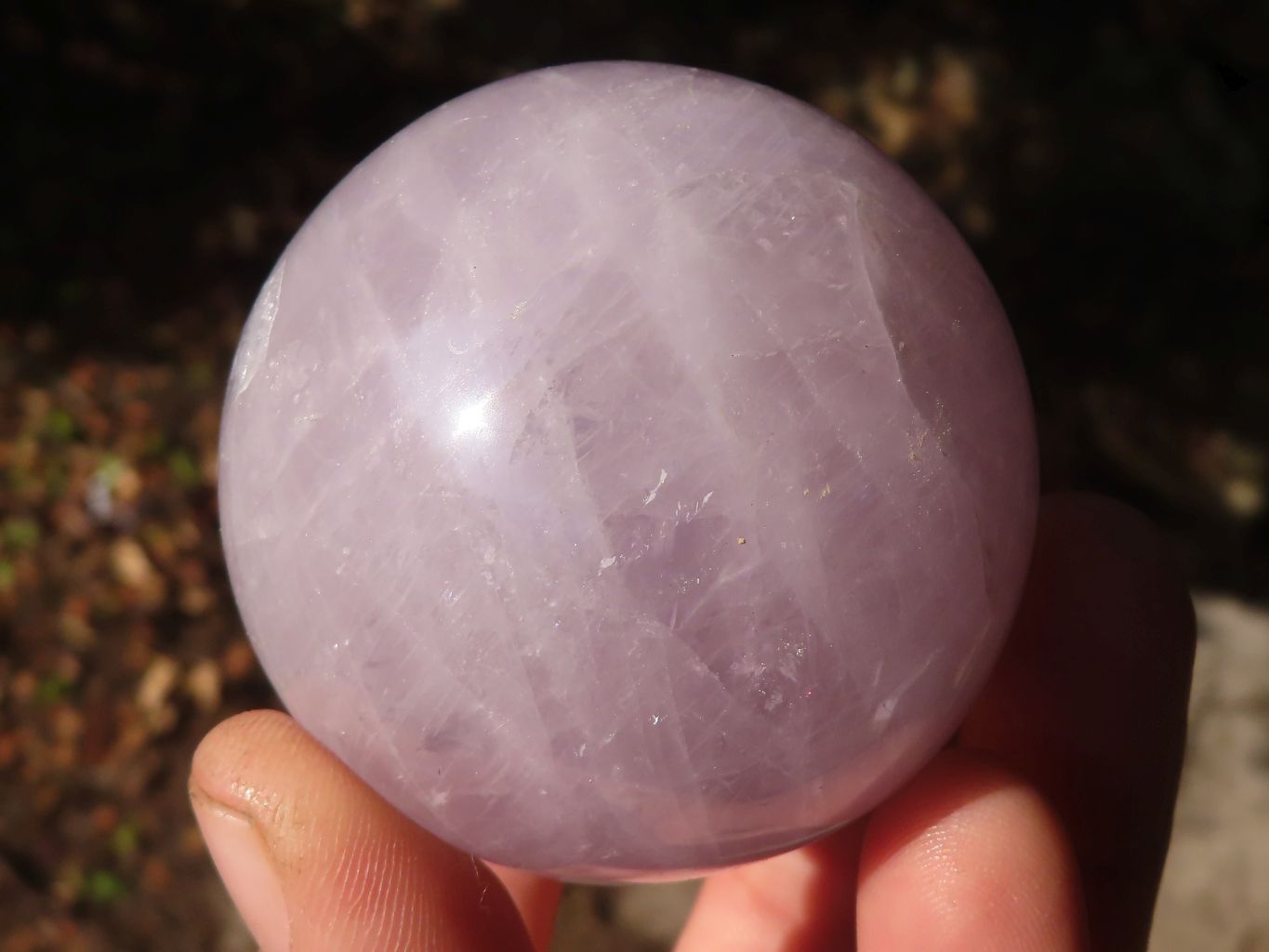 Polished Rare Star Blue Rose Quartz Spheres x 3 From Ambatondrazaka, Madagascar - Toprock Gemstones and Minerals 